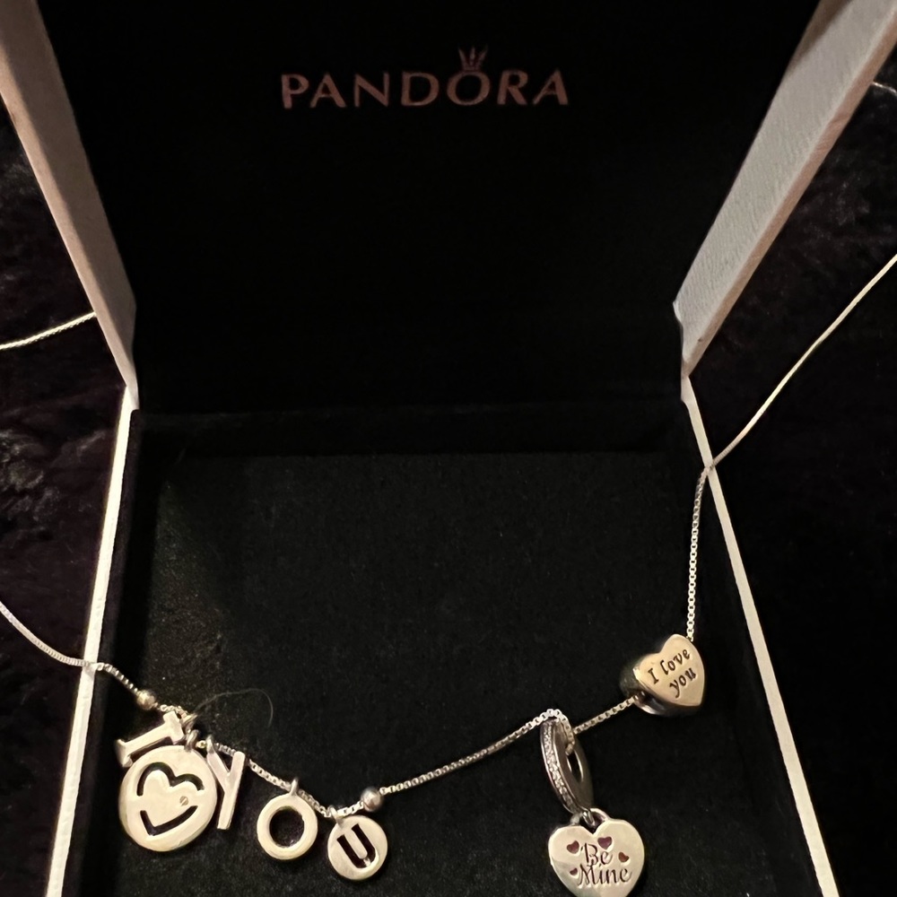 Pandora Valentine’s Day necklace
